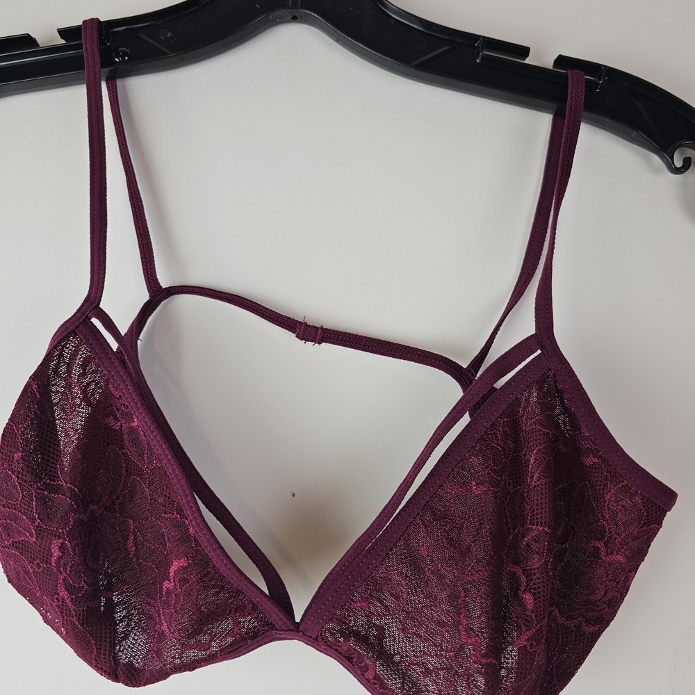 Cottagecore Bralette Festival Fairy Grunge Boho Ethereal Dreamy One Size Fuschia